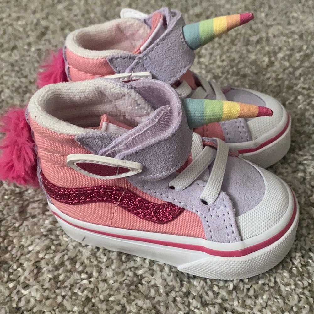 Infant unicorn hi top Vans